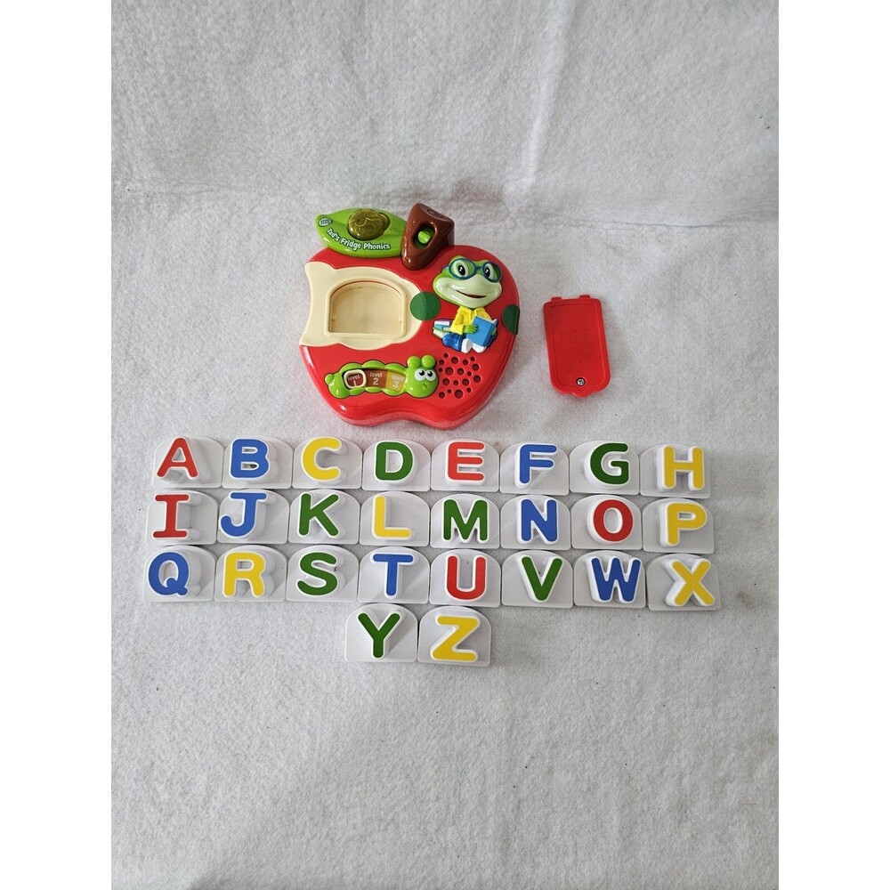 LeapFrog Tad’s Fridge Phonics Alphabet Apple Shaped Tested and Working